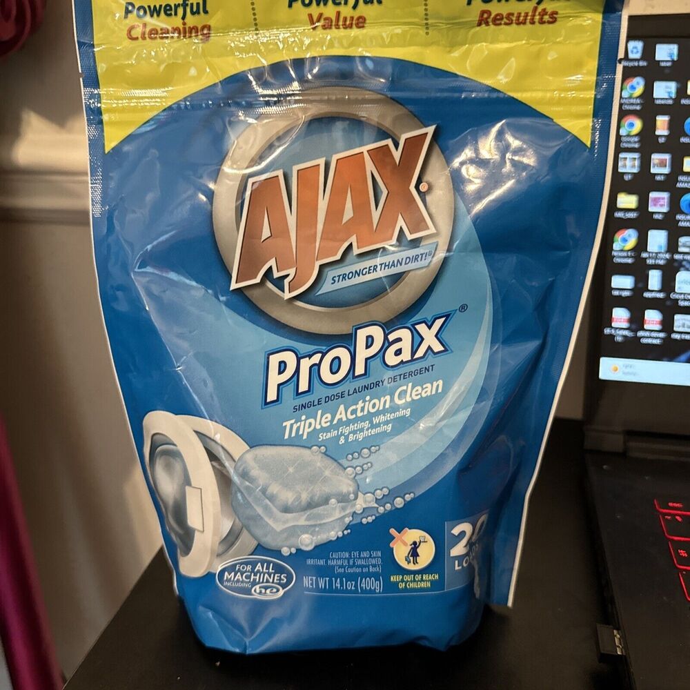 Ajax ProPax Triple Action Clean Laundry Detergent 20 Loads 14.1 oz Discontinued